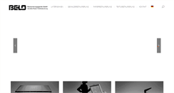 Desktop Screenshot of belo-restauro.de